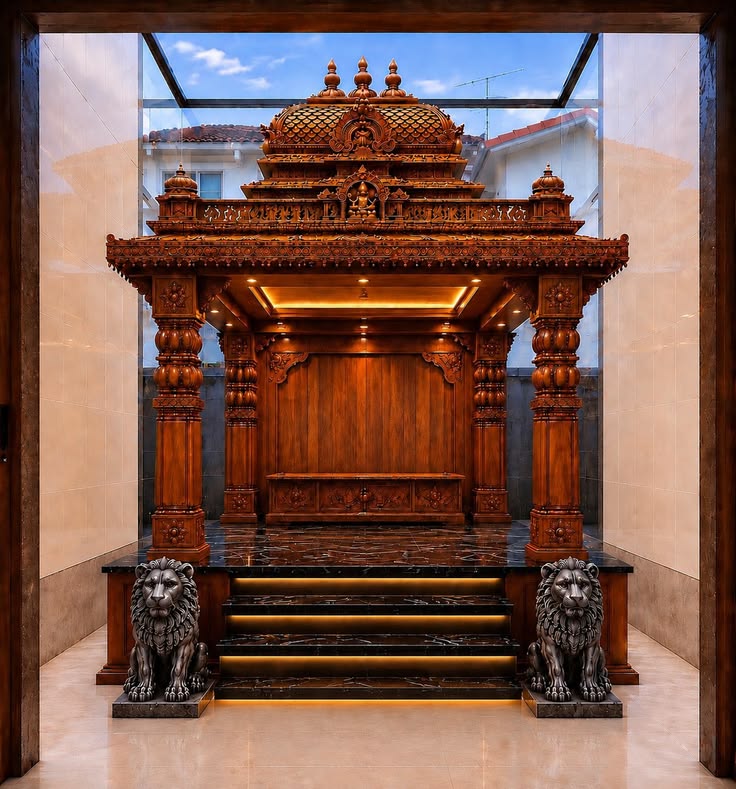 Private temple at signature villas Haridwar