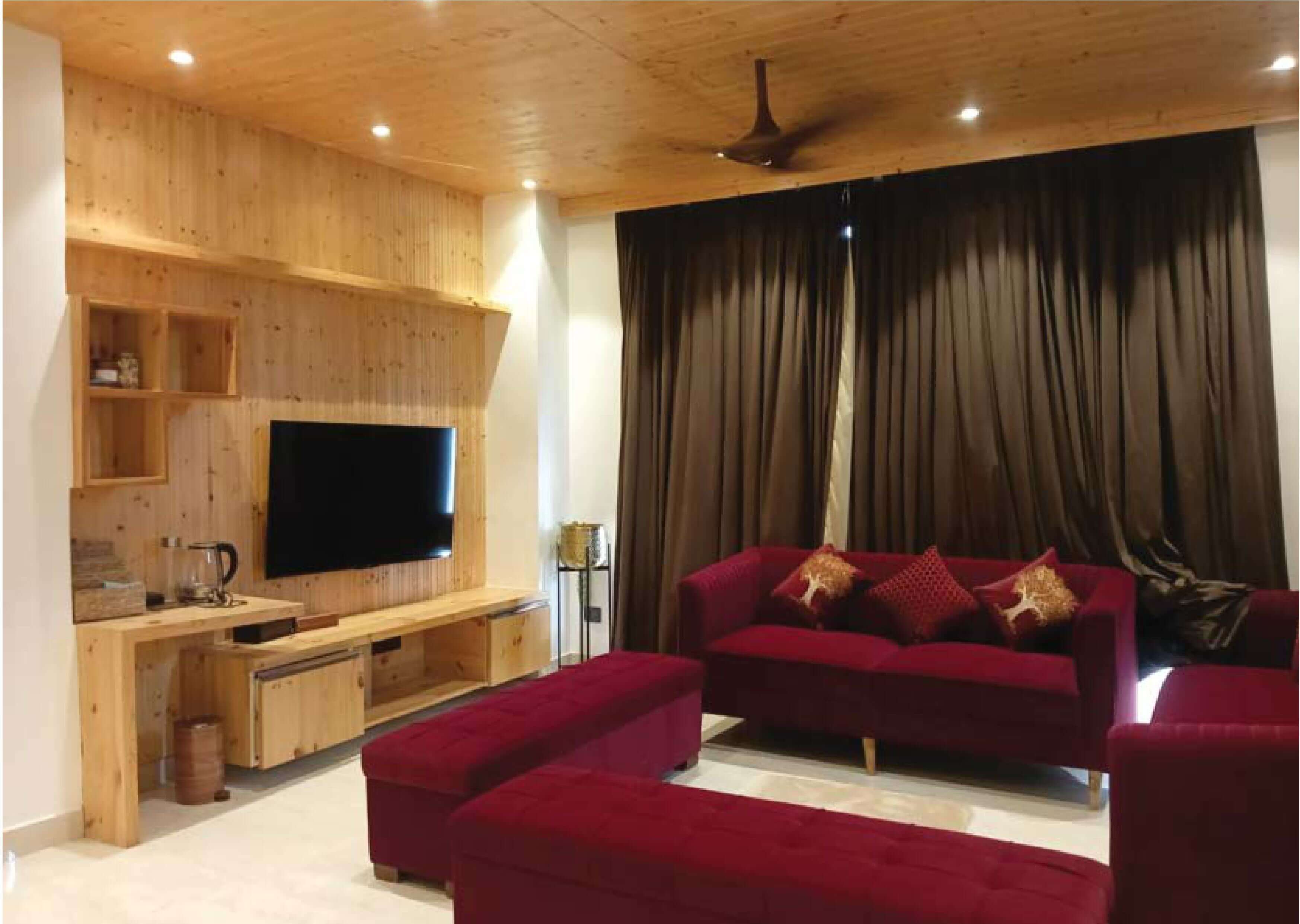 Fully furnished villa interior, Haridwar - luxury master living room